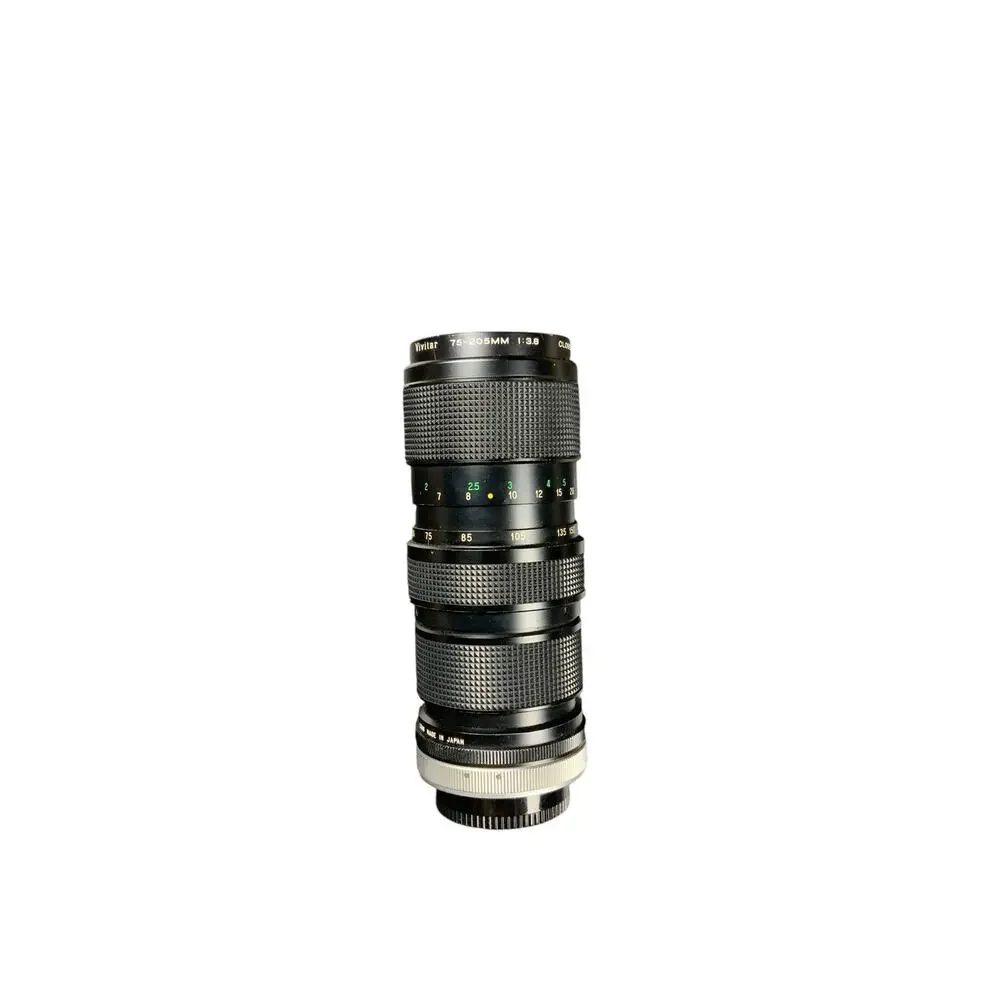 Vivitar 75-205mm f/3.8 Close Focusing Auto Zoom Lens Canon FD Mount Japan